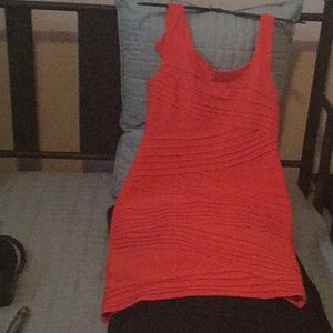 Brand New orange sheath dress